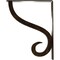 Ekena Millwork Ashford Triple, Wrought Iron Bracket, (Triple center brace), Antiqued Brass 2"W  x 10"D x 12"H BKTM02X10X12TASABS - alternate 5
